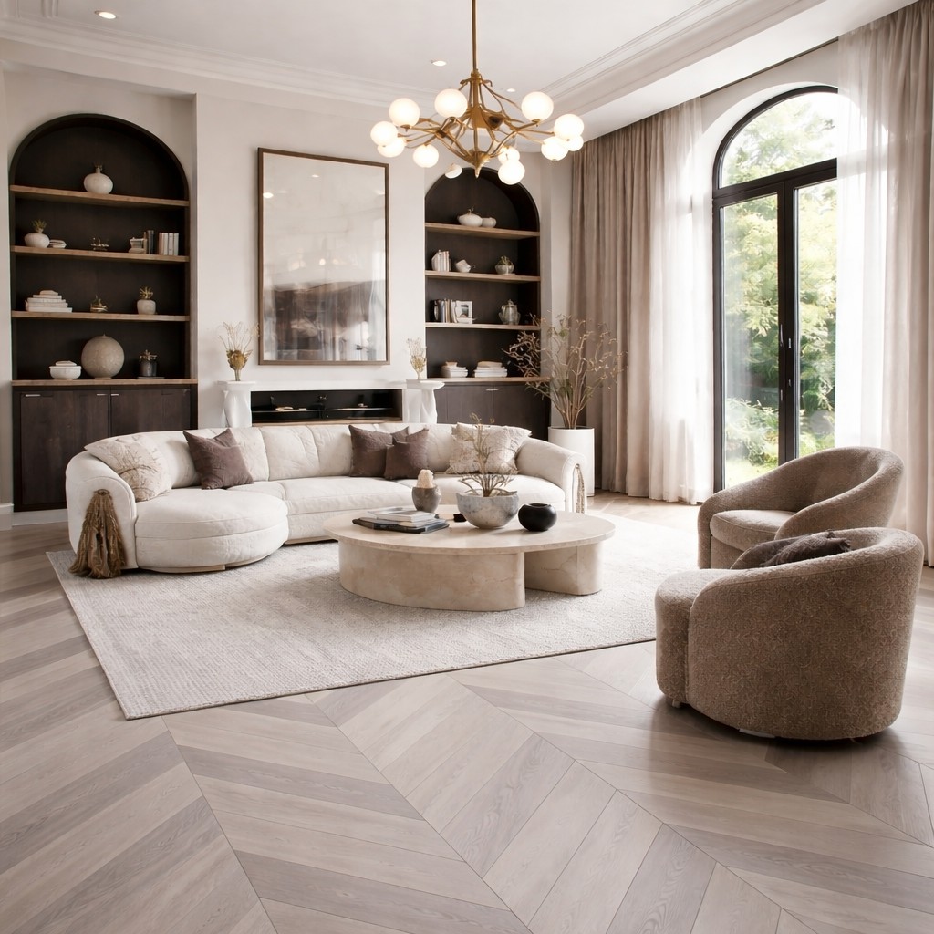 Chevron Flooring