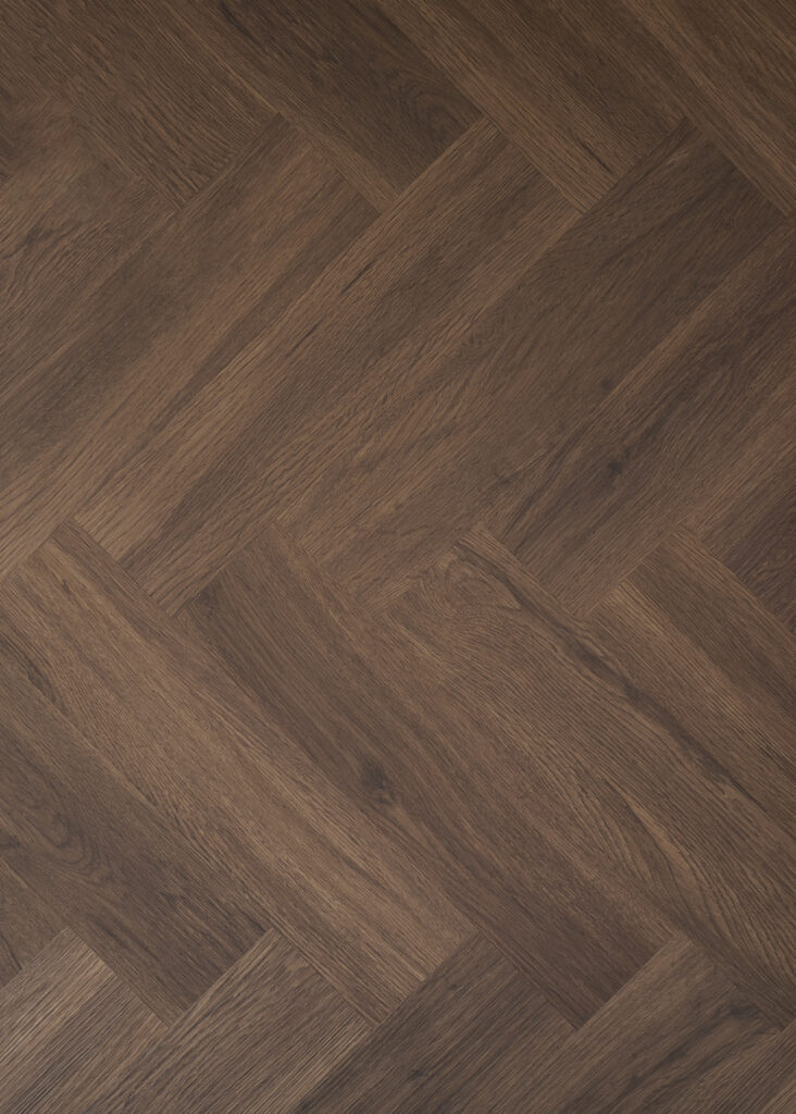 Dark Umber — LVT Herringbone