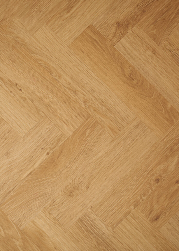 Natural Oiled Oak — LVT Herringbone