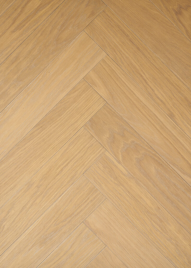 Smoke and White Oiled — Engineered Herringbone