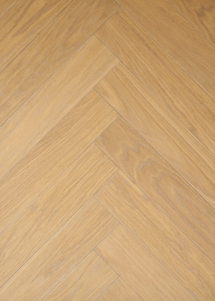 Smoke and White Oiled — Engineered Herringbone